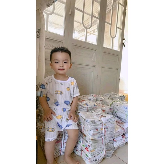 Set 5 bộ cotton giấy cộc tay mềm mát mặc mùa hè cho bé yêu