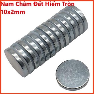 Nam Châm Đất Hiếm Tròn 10x2mm siêu hít tiện dụng