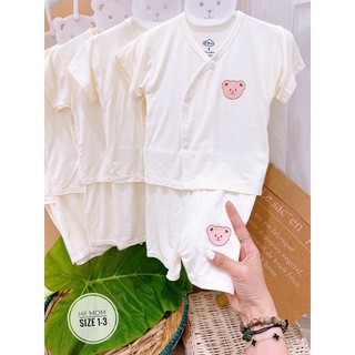 Bộ petit sợi tre sơ sinh cộc tay