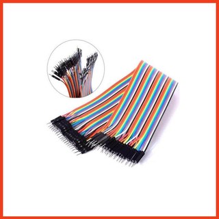 Bộ 40 sợi dây nối 40p 7 màu dài 10cm / 21cm - dây cắm test mạch