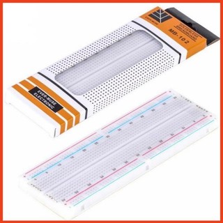 Breadboard MB-102 830 Lỗ 165x55x10mm Board test, Bo test, Bread board, cắm linh kiện, bảng mạch thử nghiệm
