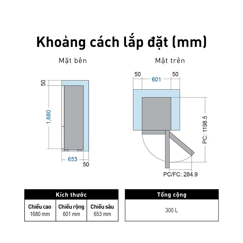 [TRẢ GÓP 0%] Tủ lạnh Panasonic Vô Hiệu Hóa Vi Khuẩn 300L NR-BV331WGKV Lấy Nước Ngoài-Ngăn Đá Dưới