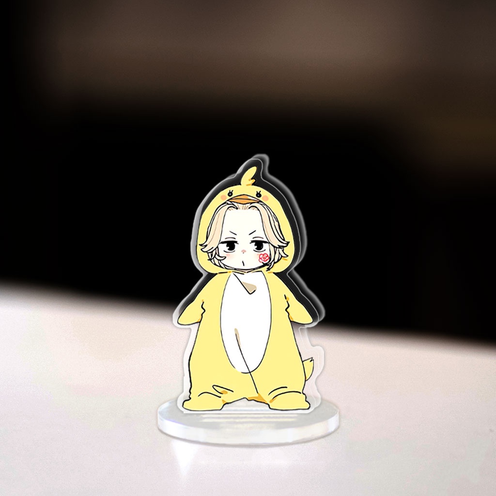Mô hình Mini Tokyo Revengers Tokyo Manji Sano Takemichi Draken Hinata Standee Chibi trang trí góc học tập cao 3cm