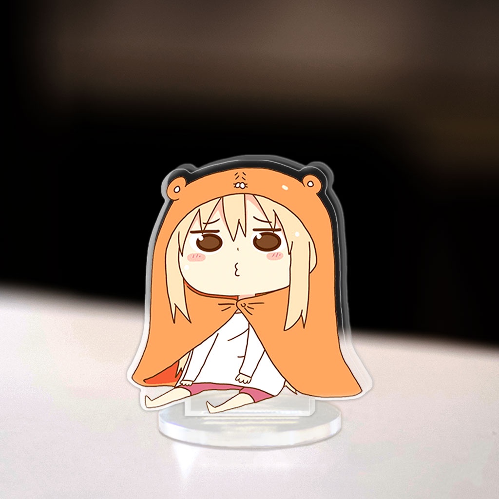 Mô hình Mini Himouto Umaru-chan Standee Chibi Manga Anime Nhật Bản Cô em gái hai mặt trang trí góc học tập cao 3cm