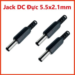 Jack dc đực cái 5.5x2.1, jack dc có ốc vặn 5.5x2.1mm