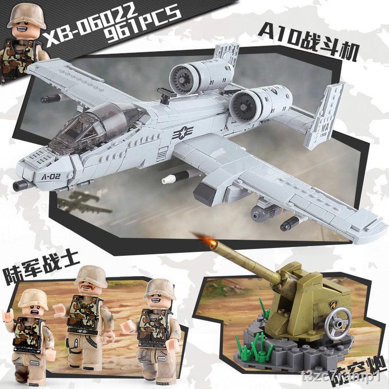 Starcastle XB-06022 Xếp Hình Tương Thích Với Lego A10 Mô Hình Máy Bay Tiêm Kích Khối Xây Dựng Hạt Nhỏ Tự Làm Đồ Chơi