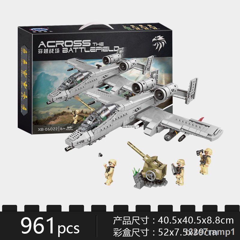 Starcastle XB-06022 Xếp Hình Tương Thích Với Lego A10 Mô Hình Máy Bay Tiêm Kích Khối Xây Dựng Hạt Nhỏ Tự Làm Đồ Chơi