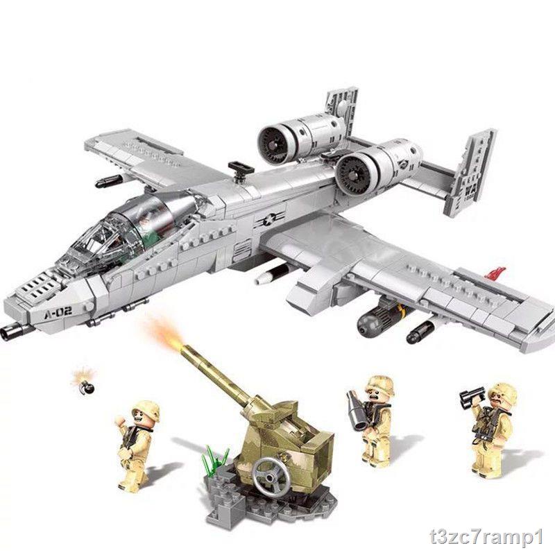 Starcastle XB-06022 Xếp Hình Tương Thích Với Lego A10 Mô Hình Máy Bay Tiêm Kích Khối Xây Dựng Hạt Nhỏ Tự Làm Đồ Chơi