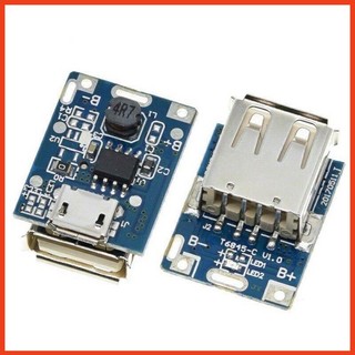 Mạch sạc pin dự phòng 5V 1A mini có led báo trạng thái / Mạch sạc pin mini 5V 1A, chế sạc dự phòng