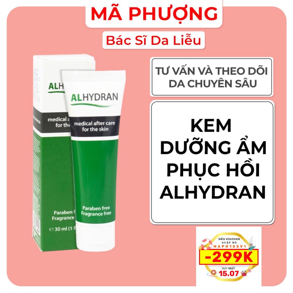 Kem dưỡng ẩm phục hồi Alhydran