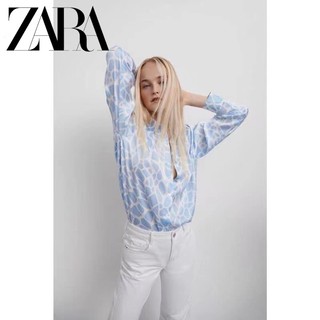 Made in morocco - áo zara sơ mi lụa satin kết cấu giản dị