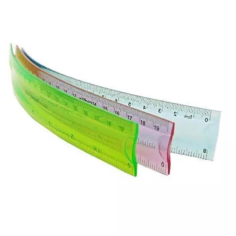 Thước kẻ dẻo bẻ không gãy dài 20 hoặc 30 cm