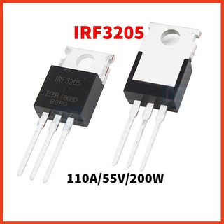 Mosfet kênh n irf3205 110a/55v/200w to-220 hàng mới