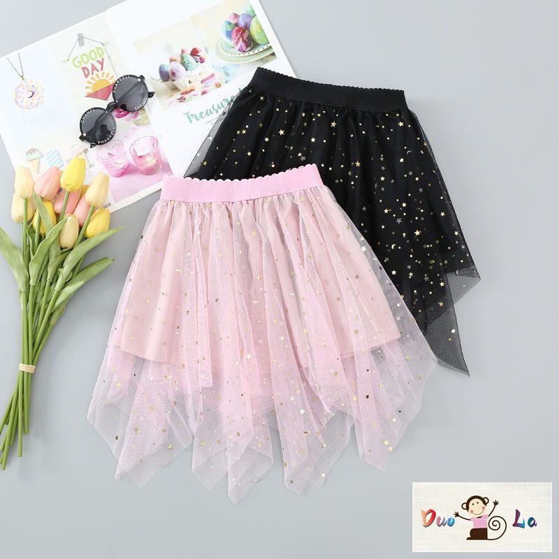 Chân Váy Công Chúa Đính Kim Sa Thời Trang Mùa Hè Cho Bé Gái