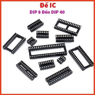 Đế ic dip 8 đến dip 40 - khoảng cách chân 2.54mm