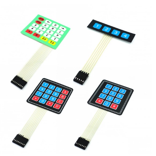 Bàn phím dán Keyboard 1x4, 3x4, 4x4, 5x4 - Ma trận bàn phím