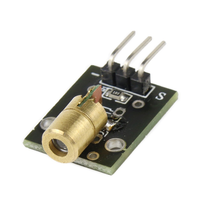 Module cảm biến phát tia lazer màu đỏ 5V - Bước sóng 650nm