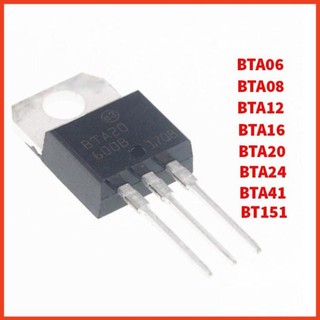 Triac BTA06 BTA08 BTA12 BTA16 BTA20 BTA24 BTA41 BT151 600B/700B BTA Thysistor 600V TO-220