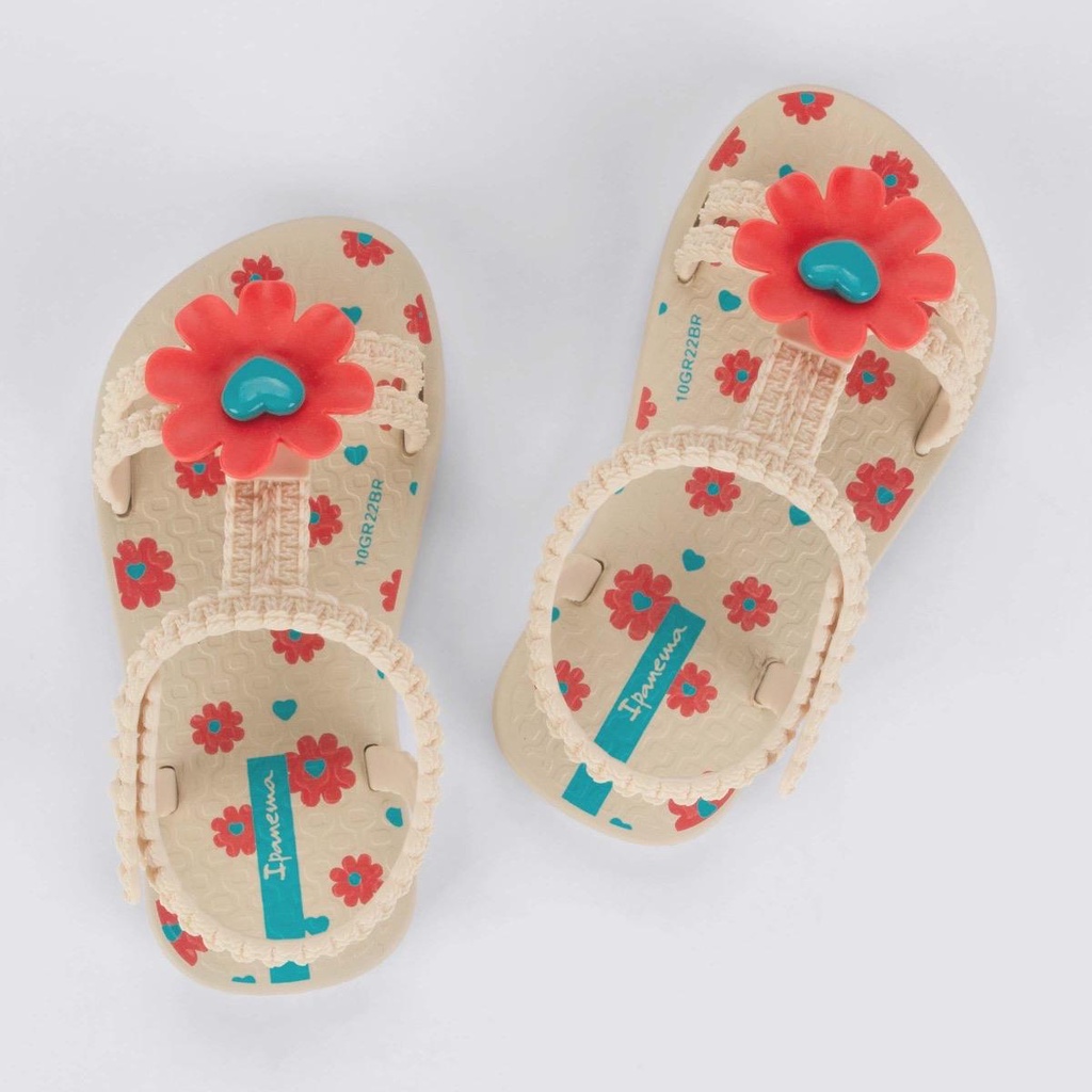 Dép Ipanema hoa cúc bé gái Detalhes  27076