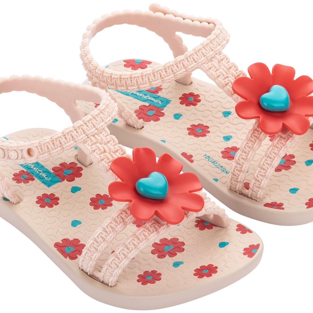 Dép Ipanema hoa cúc bé gái Detalhes  27076
