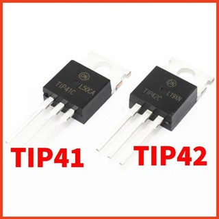 Transistor công suất npn tip41 tip41 6a/100v to220 - transistor tip41c / transistor tip42c