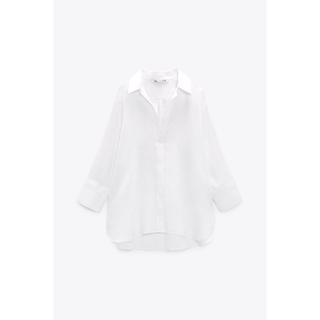 Made in Morocco - Áo Zara Sơ mi trơn giản dị