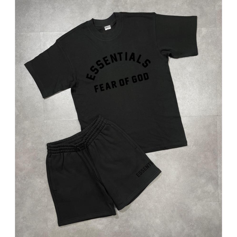 Bộ Thể Thao Nam Nữ Esstential SX BamBoo Bộ Quần Áo thun Unisex