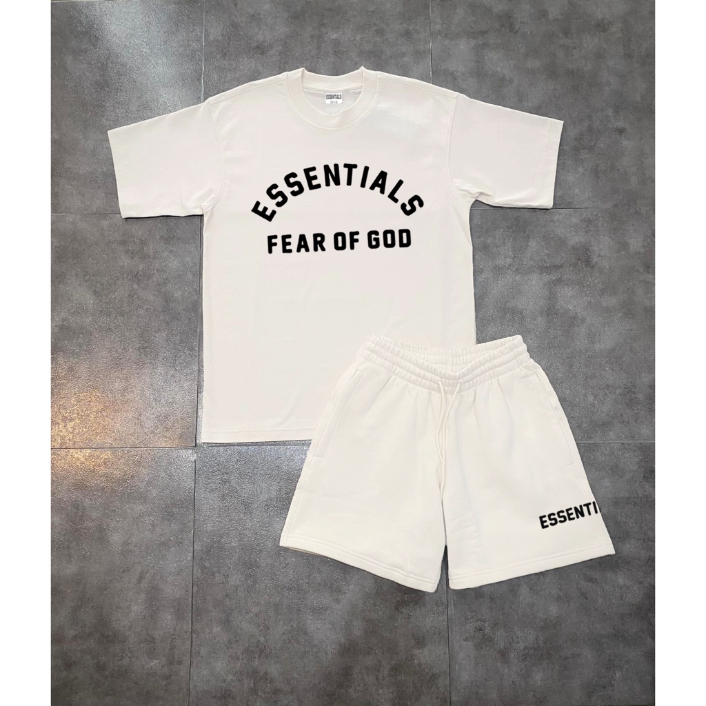 Bộ Thể Thao Nam Nữ Esstential SX BamBoo Bộ Quần Áo thun Unisex