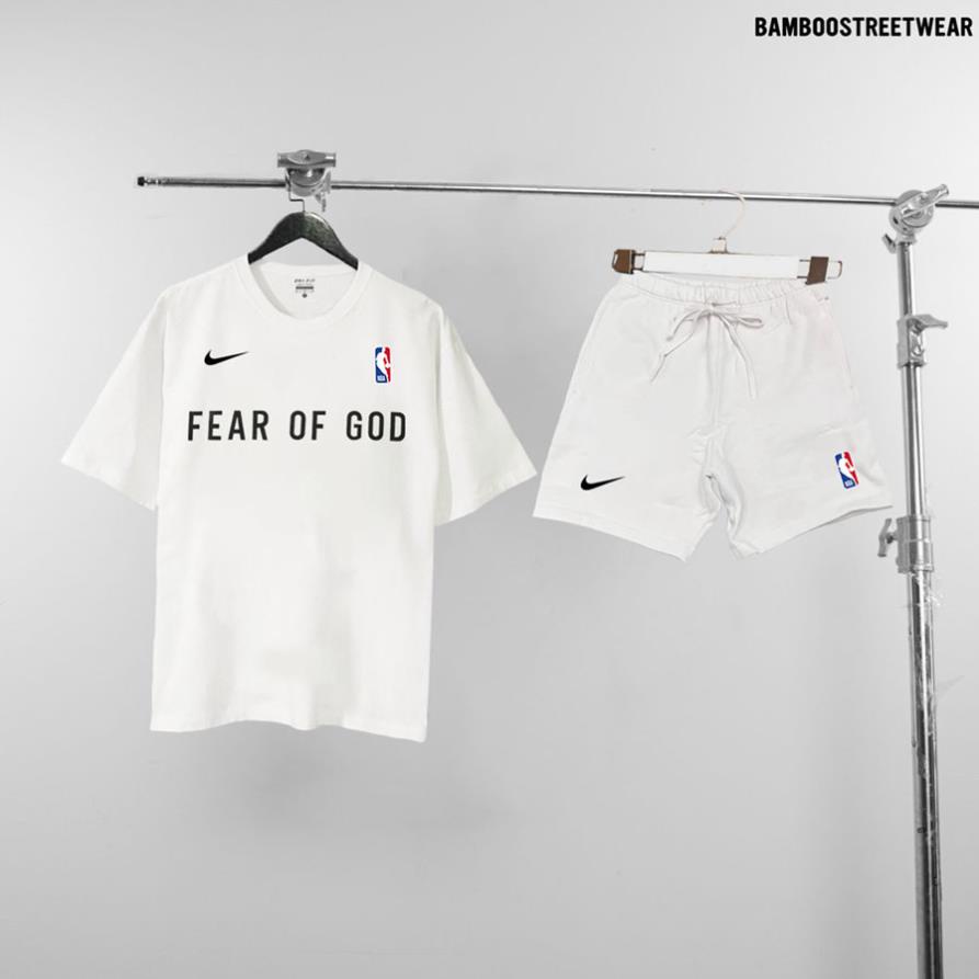 Bộ Thể Thao Nam Nữ Fear of gold  SX BamBoo Bộ Quần Áo thun Unisex Fear of gold