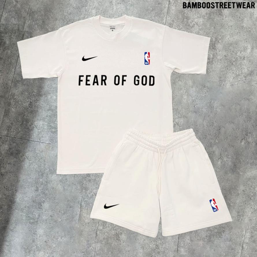 Bộ Thể Thao Nam Nữ Fear of gold  SX BamBoo Bộ Quần Áo thun Unisex Fear of gold