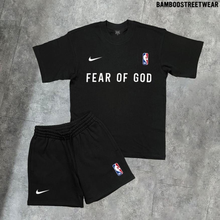 Bộ Thể Thao Nam Nữ Fear of gold  SX BamBoo Bộ Quần Áo thun Unisex Fear of gold