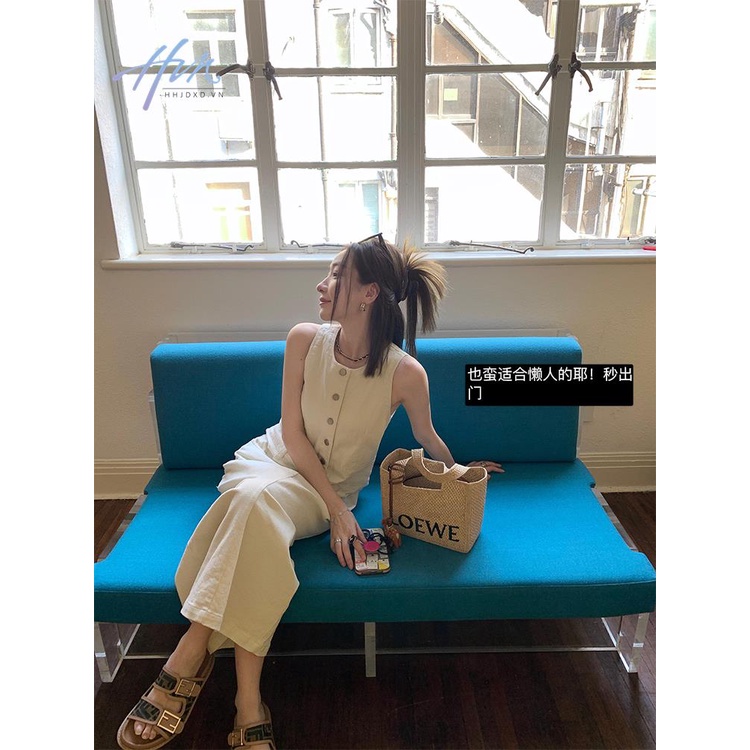 Đầm Dài Sát Nách Thời Trang Mùa Hè Pháp 2023 Dành Cho Nữ