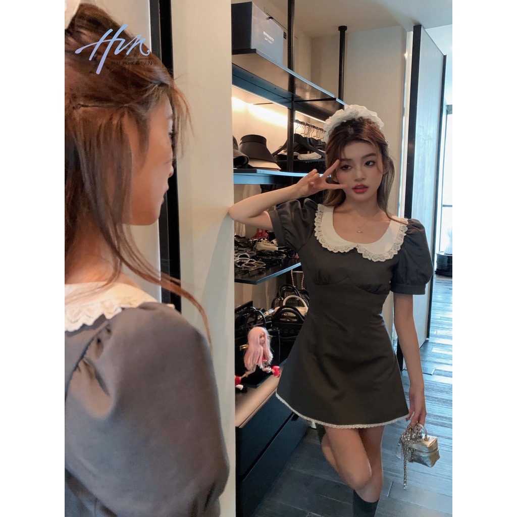 Đầm Ngắn Dáng Ôm Eo Hẹp Phong Cách Pettiskirt Tinh Khiết Thời Trang Mùa Hè Cho Nữ