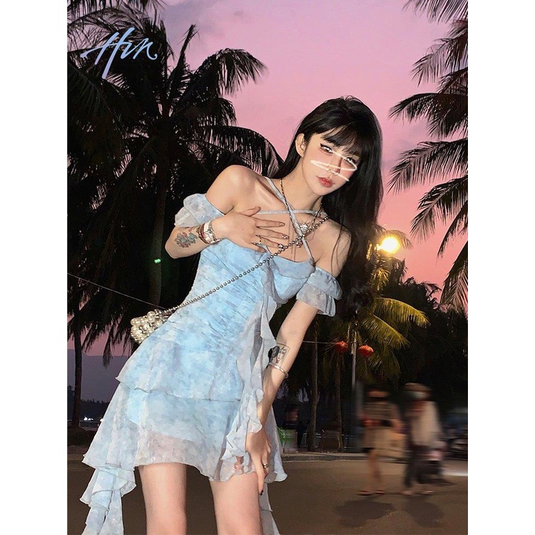 Đầm Hai Dây Xếp Tầng In Hoa Thời Trang Mùa Hè Nhẹ Nhàng Cho Nữ