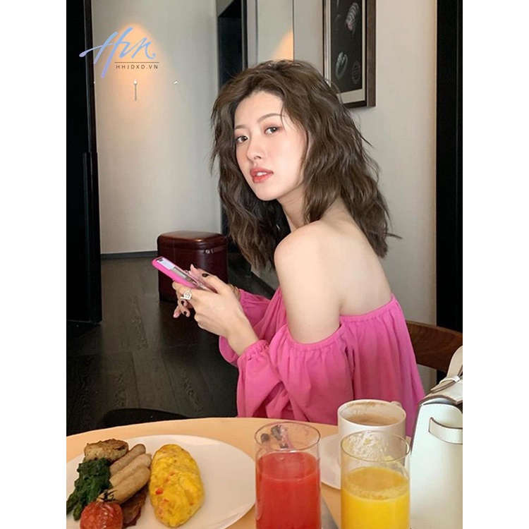 Áo Kiểu Trễ Vai Thời Trang Mùa Thu 2022 Phong Cách Pháp Quyến Rũ Cho Nữ