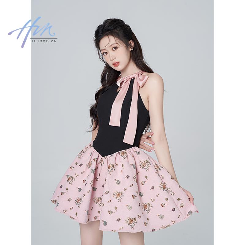 Đầm Ngắn Không Tay Cao Cấp Thời Trang Mùa Hè Phong Cách Pháp Hàng Mới Dành Cho Bạn Nữ