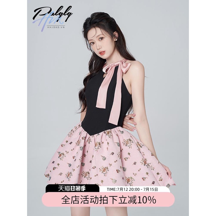 Đầm Ngắn Không Tay Cao Cấp Thời Trang Mùa Hè Phong Cách Pháp Hàng Mới Dành Cho Bạn Nữ