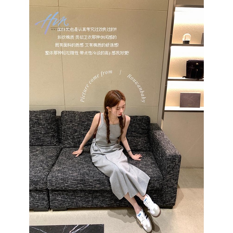 Đầm Dài Không Tay Thời Trang Mùa Hè Pháp Dành Cho Nữ