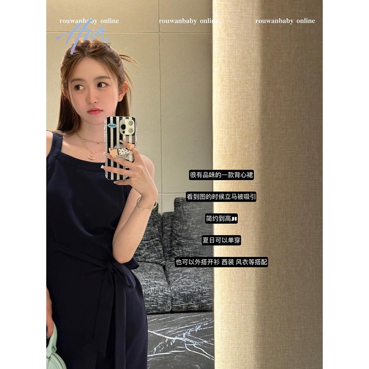 Đầm Dài Không Tay Thời Trang Mùa Hè Pháp Dành Cho Nữ