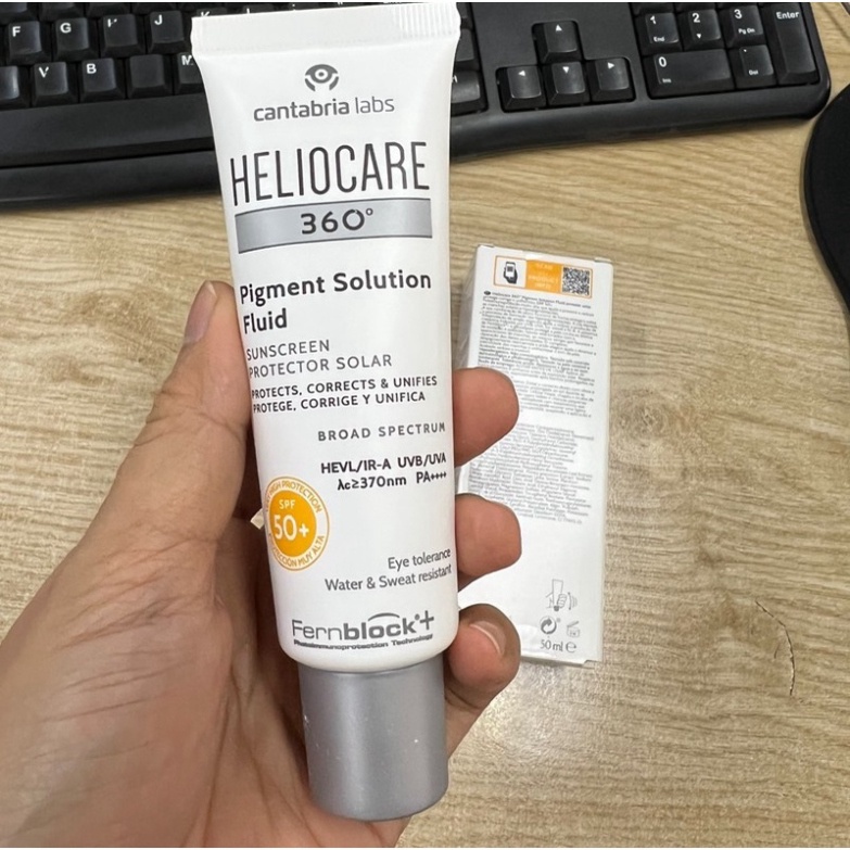 Kem chống nắng Heliocare 360 Pigment Solution Fluid 50ml0
