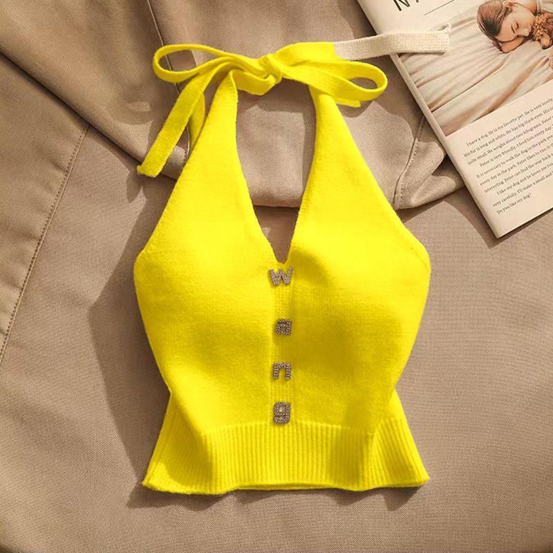 Áo Hai Dây Dáng Ôm Hở Lưng Thời Trang Mùa Hè Hàng Mới Bán Chạy Phong Cách Desire