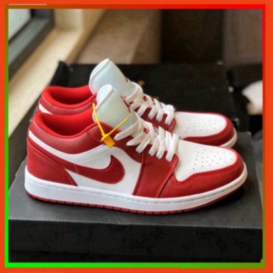 Giày jd thể thao và sneakers jordan đỏ trắng nam nữ giày nam hot trend Xmenshop2 D YESS BC