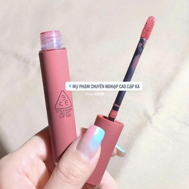 Son kem 3CE VELVET LIP TINT CASHMERE NUDE Yolie Shop