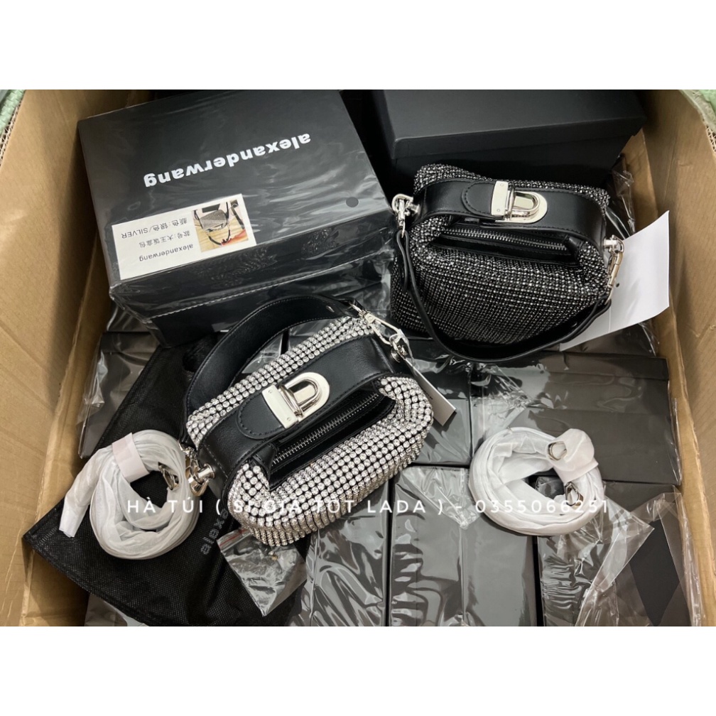 Túi wang cốp đá mới kèm dây mang chéo  - Hà Túi