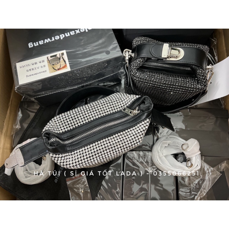 Túi wang cốp đá mới kèm dây mang chéo  - Hà Túi