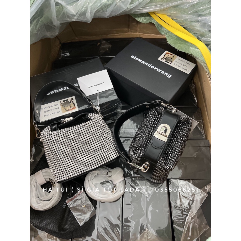 Túi wang cốp đá mới kèm dây mang chéo  - Hà Túi