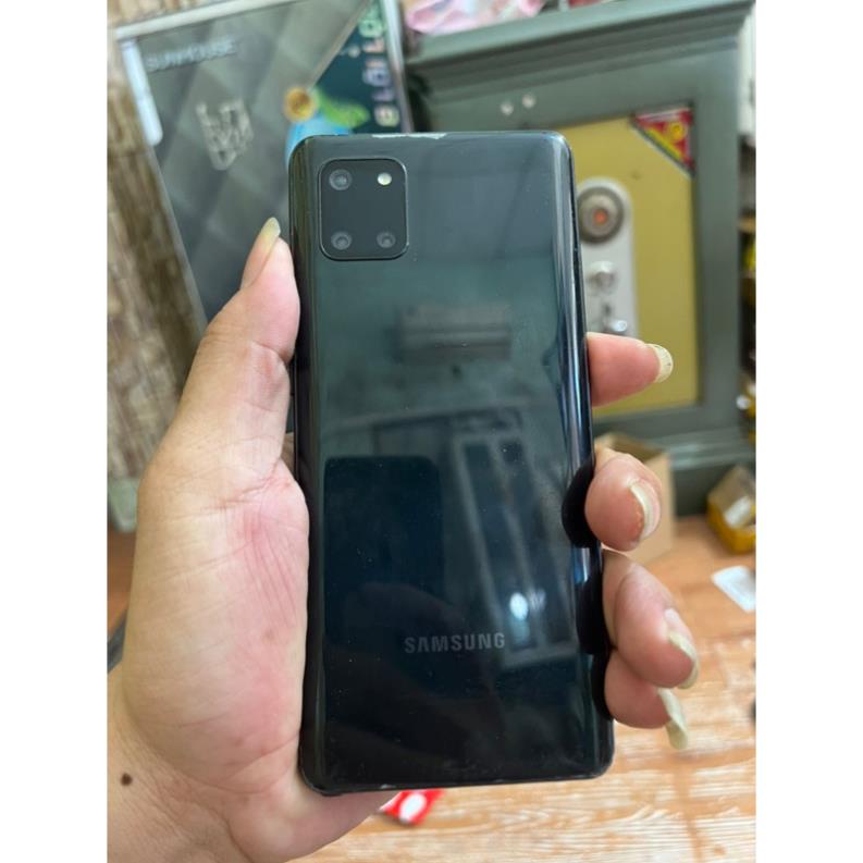 Xác điện thoại Samsung Note 10 Lite hư màn hình, bao main rin full chức năng. BH 36 tháng