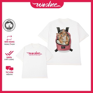 Áo thun local brand WOSHEE áo phông unisex in hình trẻ trung áo thun tay lỡ 100% cotton vải dày mềm mại TD142
