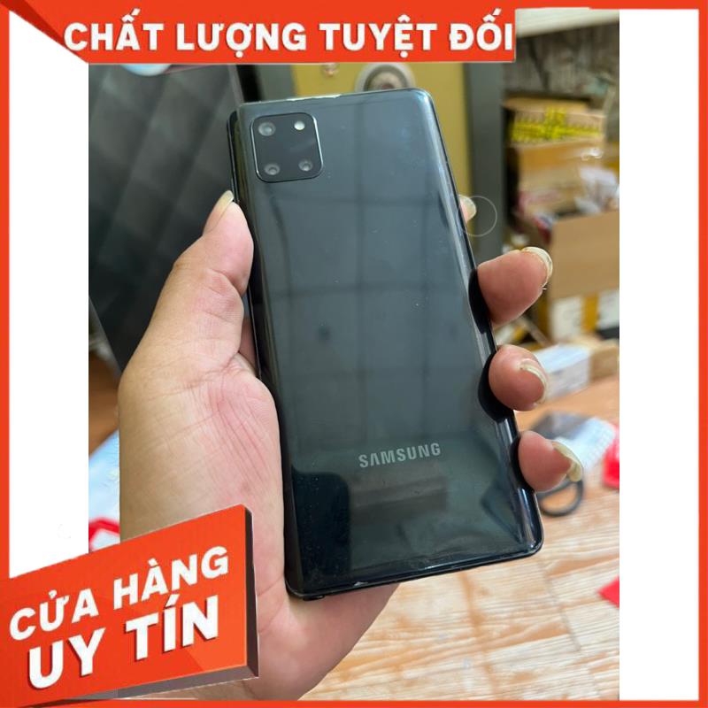 Xác điện thoại Samsung Note 10 Lite hư màn hình, bao main rin full chức năng. BH 36 tháng 1 đổi 1