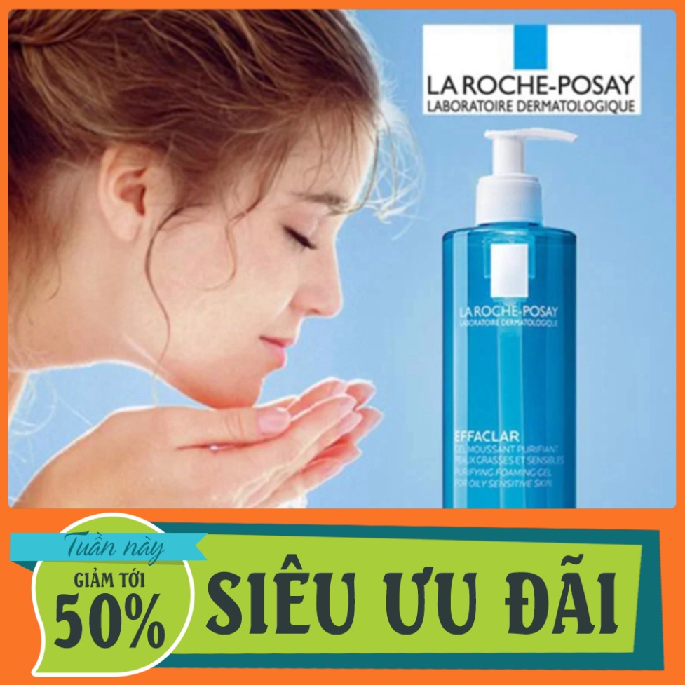 Sữa rửa mặt làm sạch và bảo vệ da dầu nhạy cảm La RochePosay Effaclar Gel Yun.shop32